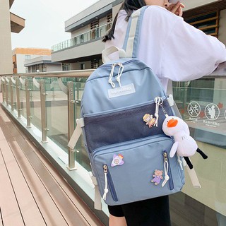 [SIÊU KHUYẾN MÃI] Balo ULZZANG, balo thời trang- BL213, nhiều ngăn, vải chống thấm nước, trẻ trung phong cách