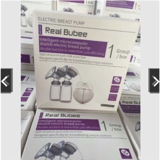 Máy hút sữa điện đôi Real Bubee (hút sữa, kích sữa)