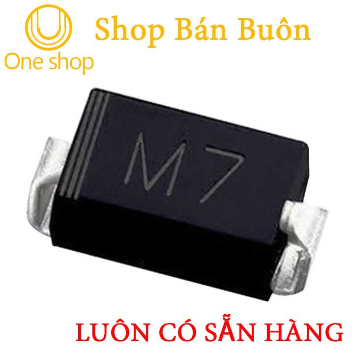 Diode 1N4007 SMD ( M7 ) 1000V 1A