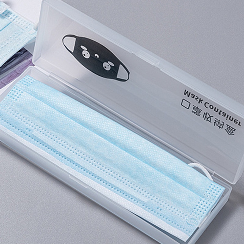 Hộp Đựng Đồ Bằng Nhựa Trong Mờ Hình Chữ Nhật In Họa Tiết Hoạt Hình