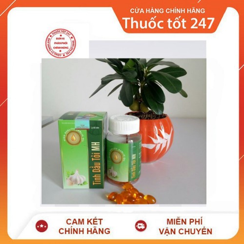 Tinh Dầu Tỏi MH (hỗ trợ tăng cường sức đề kháng, giảm cholesterol và lipid trong máu)