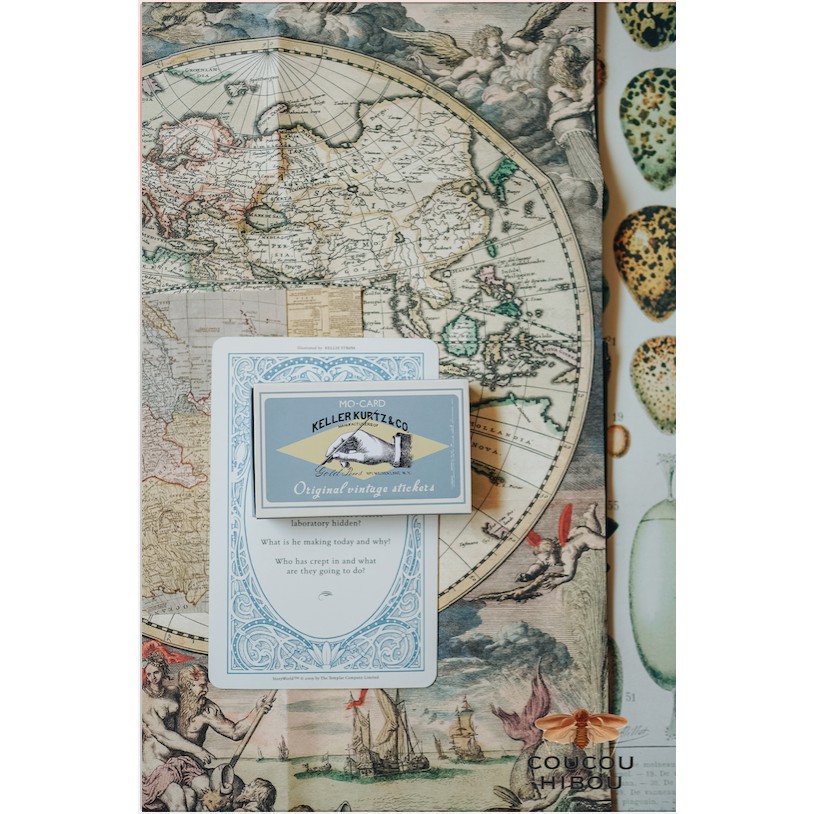 HỘP STICKER LABEL 60 MIẾNG- mẫu SHABBY CHICK