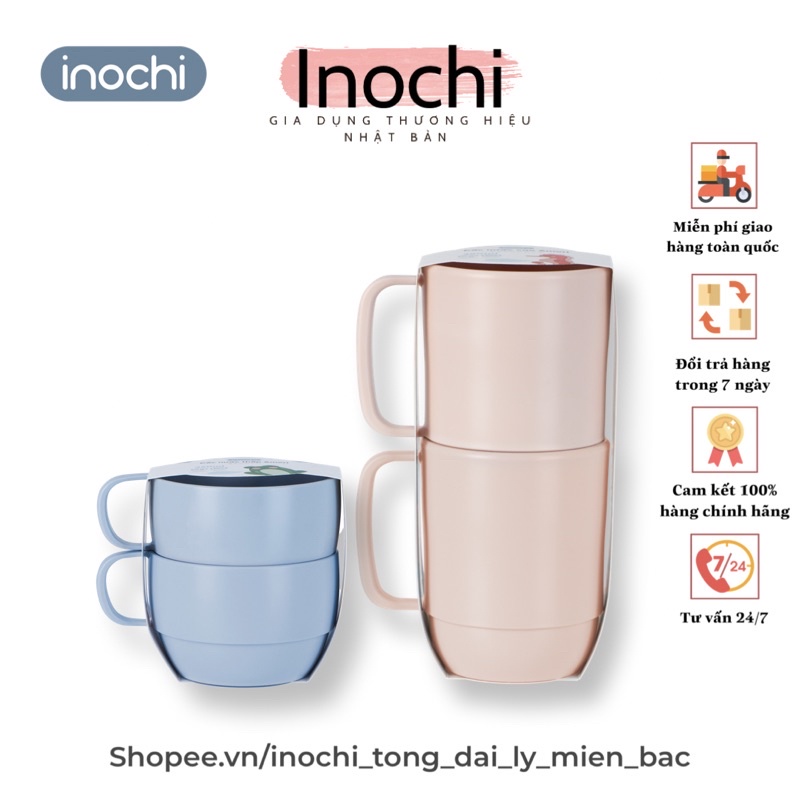 Ly nước inochi cốc nhựa inochi, dung tích 350ml cao cấp cho bé ,chất liệu an toàn làm từ nhựa PP nguyên sinh, A