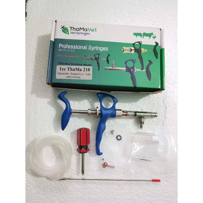 Hàng chính hãng Xilanh tự động ThamaVet 210  dùng tiêm cho gia súc, gia cầm