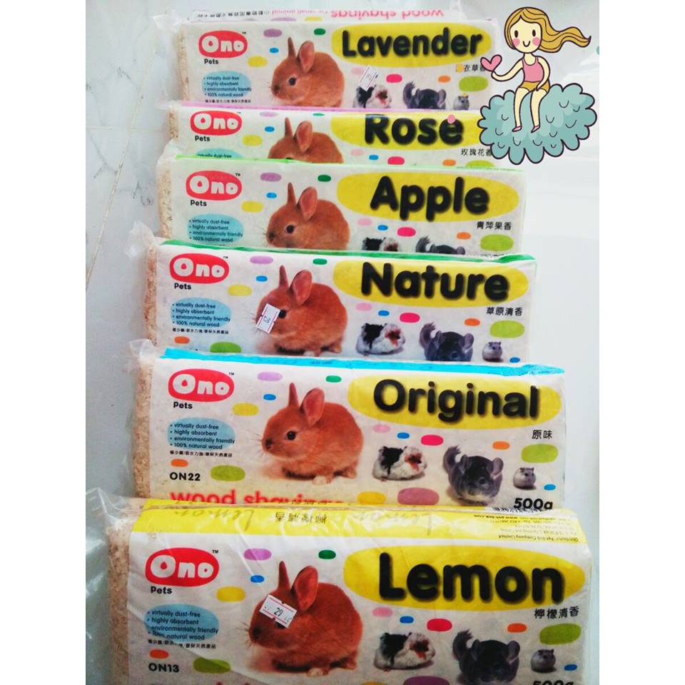 mùn cưa ONO dành cho hamster thỏ bọ nhím sóc - thương hiệu lâu năm