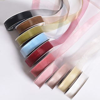 Cuộn Dây Ruy Băng Chất Liệu Chiffon Satin Cao Cấp Dùng Để Trang Trí 20 Yard (18.5 Mét) 16mm