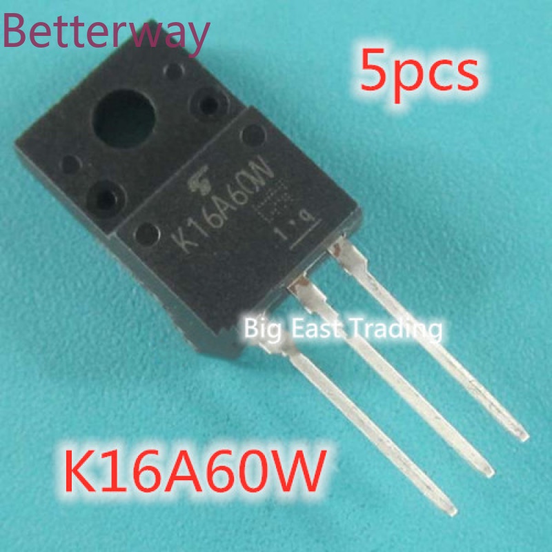 10 chiếc 5 chiếc K16A60W K16A60W5 MOSFET, đảm bảo chất lượng mới betterway