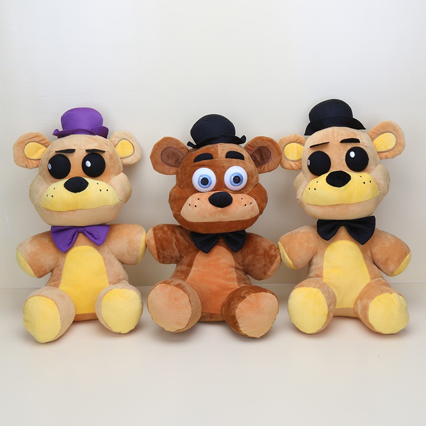 Thú Nhồi Bông Hình Gấu Bonnie Chica Foxy 45Cm Mềm Mại Cho Trẻ Em