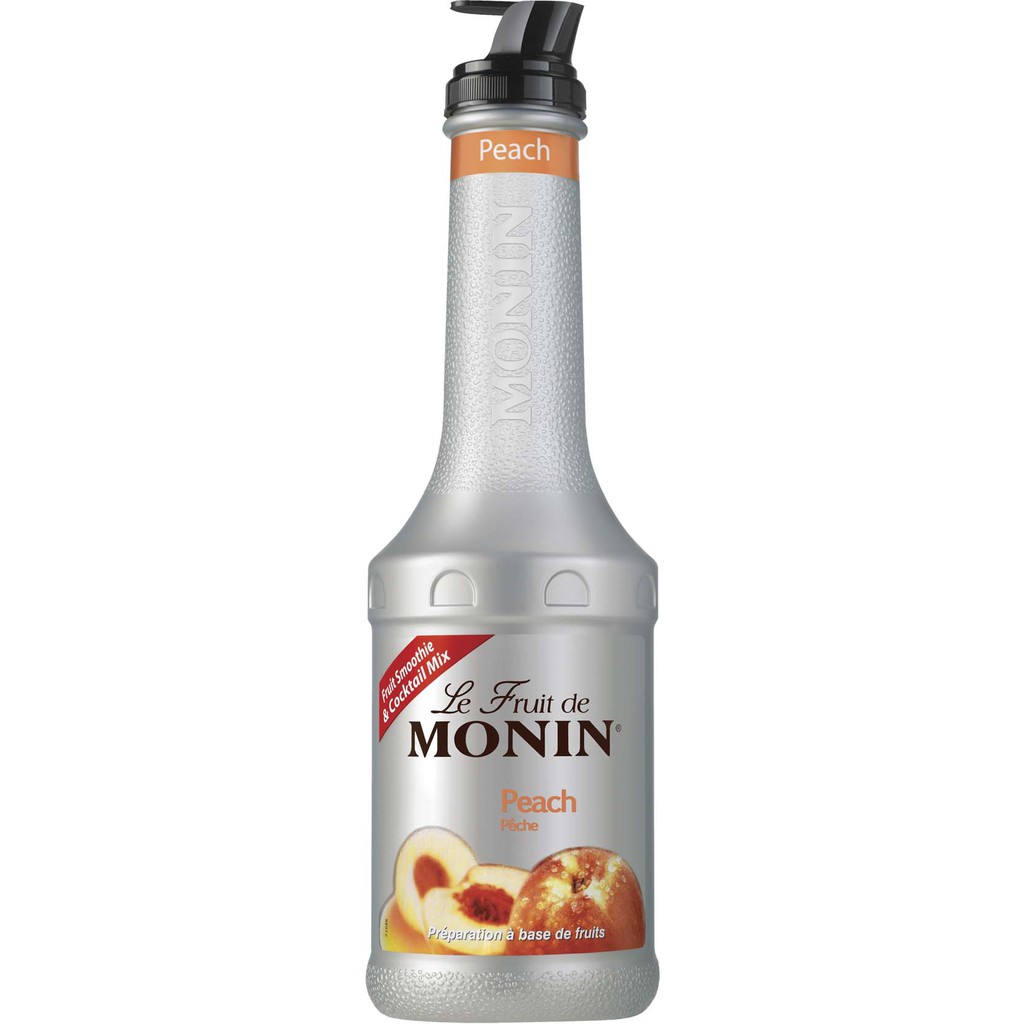 Monin purree Peach (mứt sệt Đào Monin) chai 1L