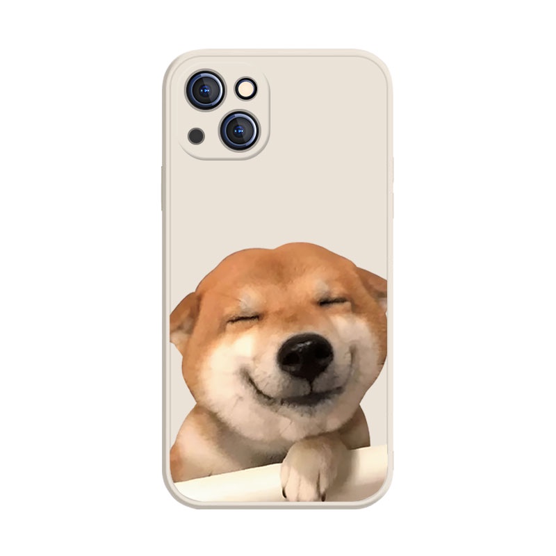 Ốp Điện Thoại Hình Chú Chó Vui Nhộn Chống Sốc Cho Iphone 13 Pro 11 Pro Max Xr 6s 7 8 Plus 12 Mini 12 Pro Xs Max