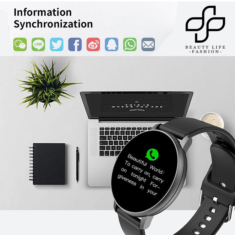 [Watch] Bluetooth Smart Watch Blood Pressure Monitor Bracelet