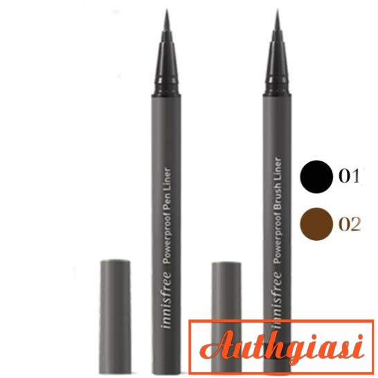 Dạ Kẻ Mắt Siêu Chống Nước Innisfree Powerproof Pen Liner Nét Mảnh [Mới 2019]