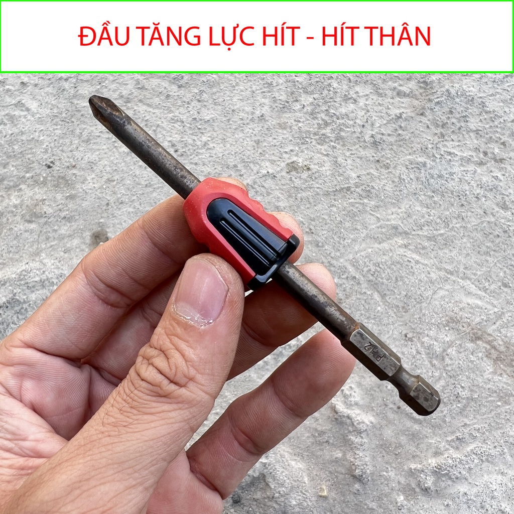 Đầu Tăng Lực Hít, Trợ Lực Hít Cho Mũi Vít Mũi Bắn Vít - Hít Thân