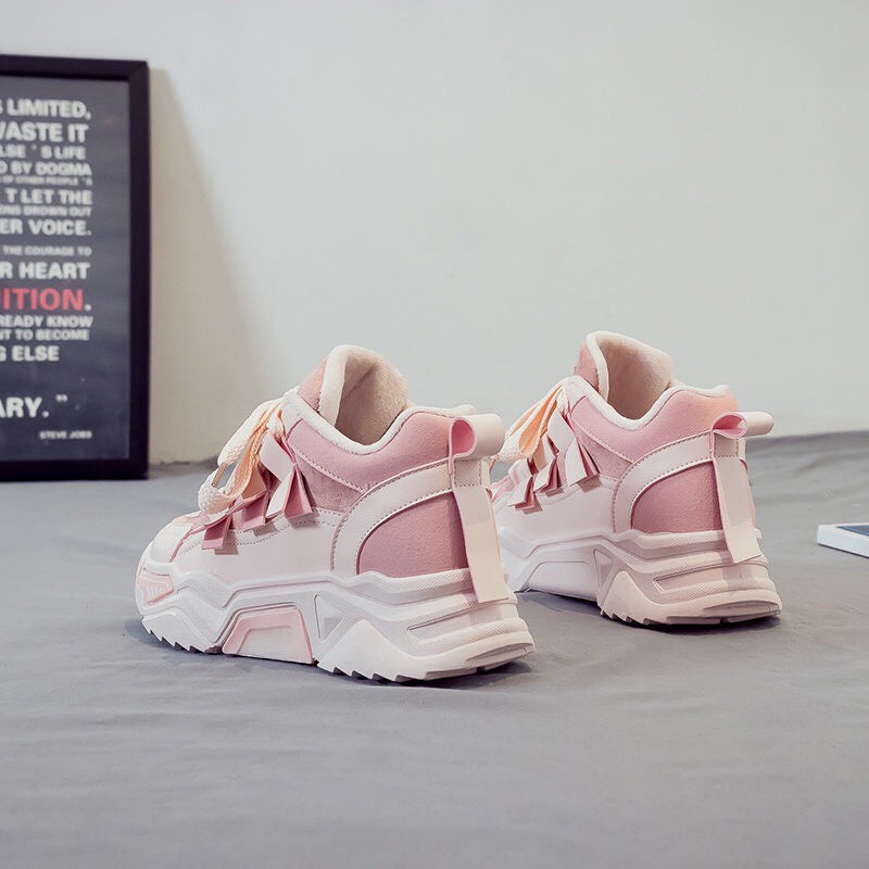 Giày Thể Thao Nữ Cute - Sneaker Nữ - Thời Trang Đường Phố - Glow Pink - Có Box | BigBuy360 - bigbuy360.vn
