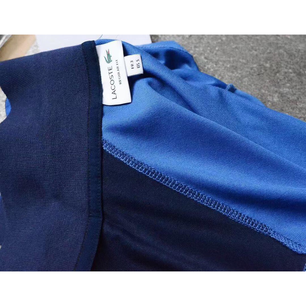 Polo nam cộc tay Lacoste sport cá cao su vai xanh Thương hiệu: lacoste | Loại: áo polo | Mã SP: SP013168-10