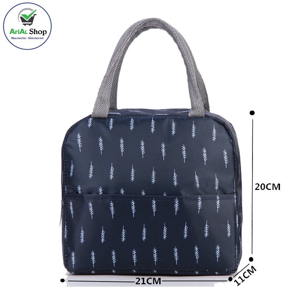 Túi đựng đa năng AGISAN có lớp giấy giữ nhiệt kích thước 21x19x11cm