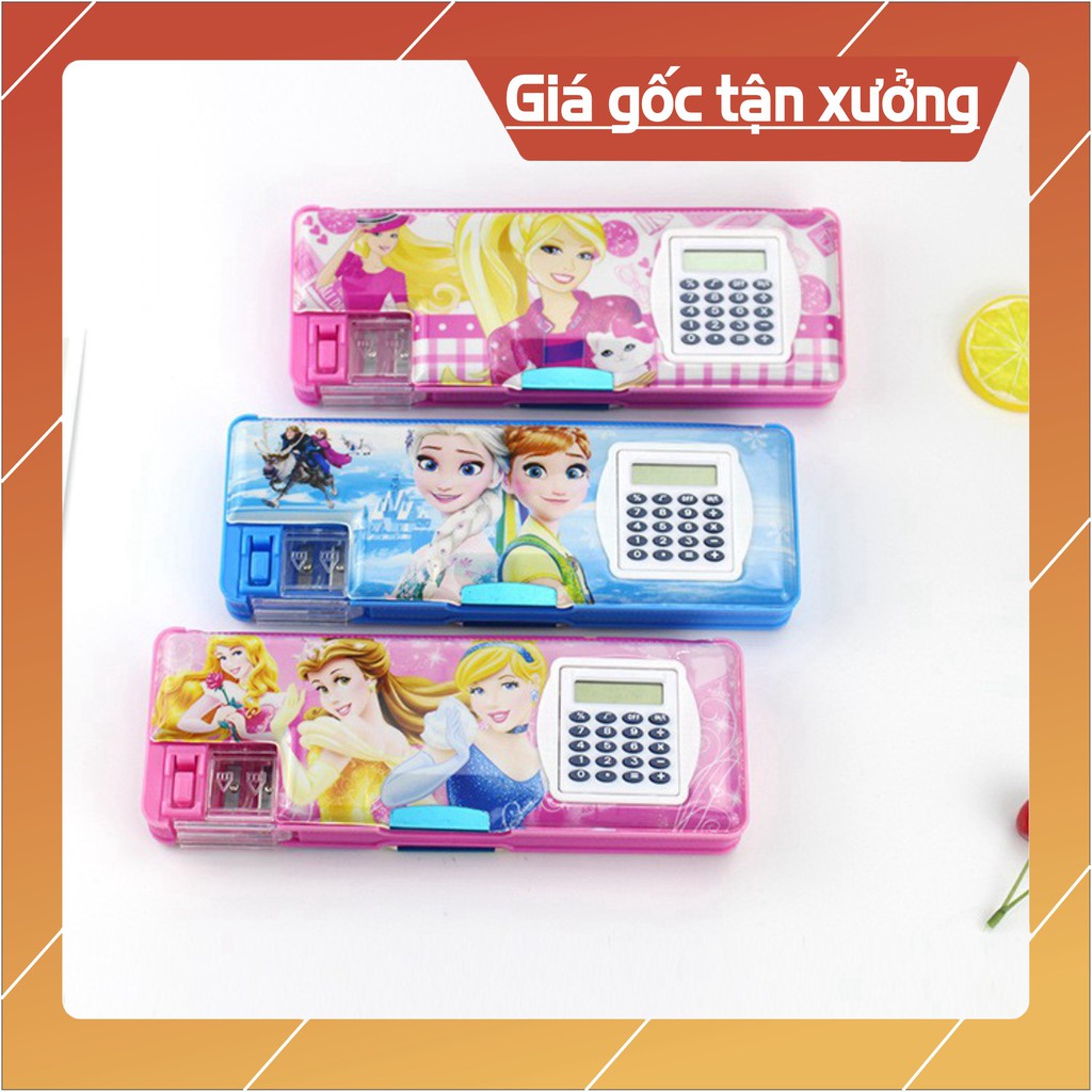 (Cực Sốc) Hộp đựng bút cho bé có máy tính cao cấp - 7970 (Giảm Giá Sập Sàn)