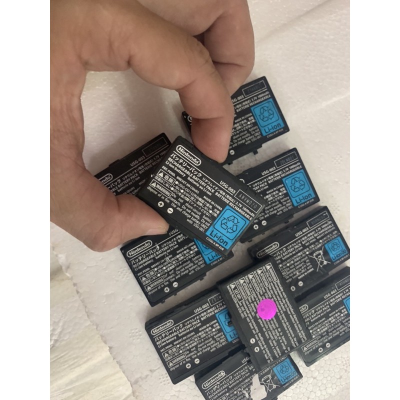 (Thanh Lý )pin bóc máy Nintendo dsl DSL lite 2nd battery nds lite original second hand