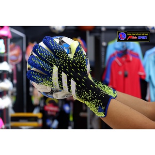Găng tay thủ môn Predator Pro (không xương) - Xanh(size8-9-10)
