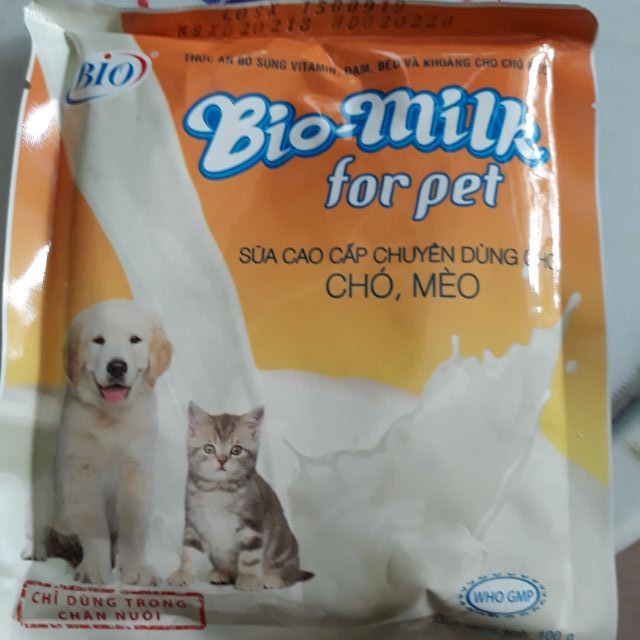 Sữa cho chó mèo Bio - milk 100g