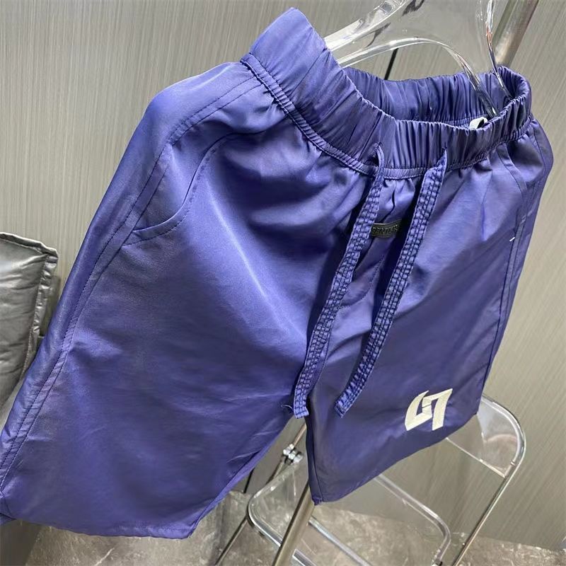 Quần Short Thể Thao Dáng Rộng Vải Lụa Mát Nhanh Khô Thời Trang Cao Cấp Cho Nam