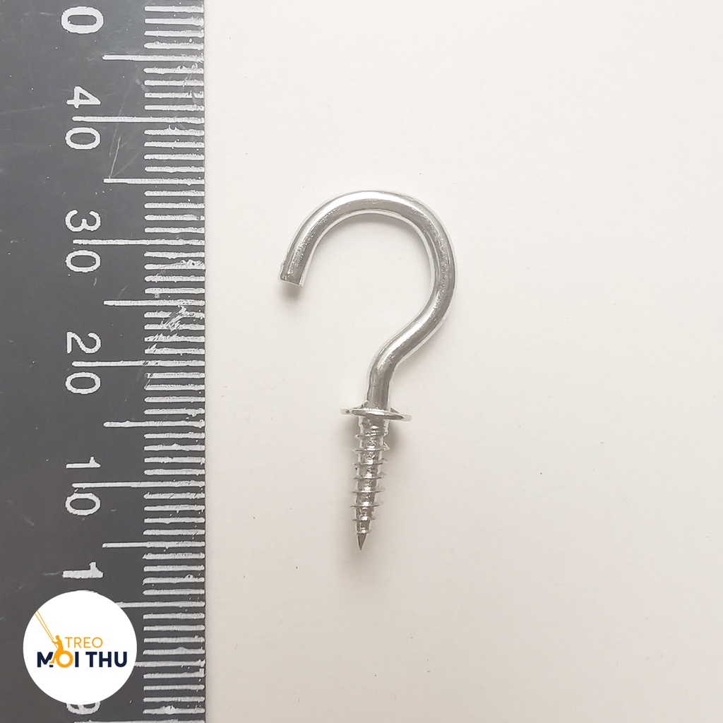 Túi 20 Móc Dấu Hỏi Cup Hook - 3 cm - Trắng, đen, đồng, bọc nhựa PVC - Treo chìa khóa, DIY, mộc - Treo Mọi Thứ