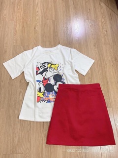 Set Chân váy Body Áo Thun