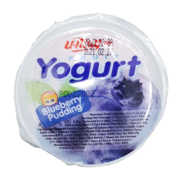 (4 vị) Thạch rau câu trái cây Yogurt Pudding 110gr