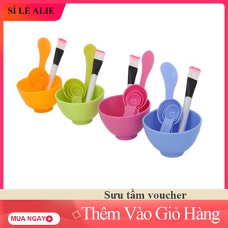 Bộ chén trộn đắp mặt, dụng cụ trộn đắp mask