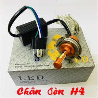 Đèn Pha Led Xe Máy Siêu Sáng Tản Nhiệt Đuôi Nhôm - CYT Chính Hãng