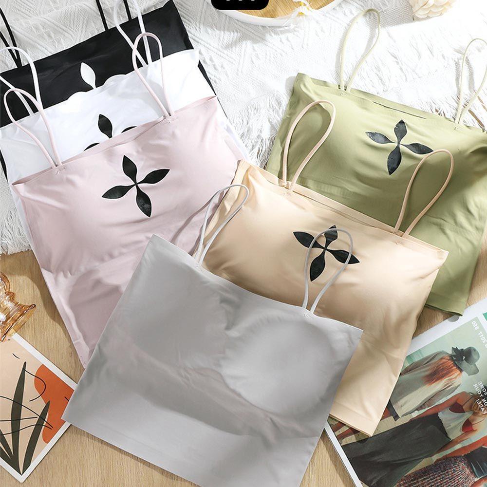 Áo Hai Dây Không Đường May Màu Sắc Thời Trang Mùa Hè Cho Nữ