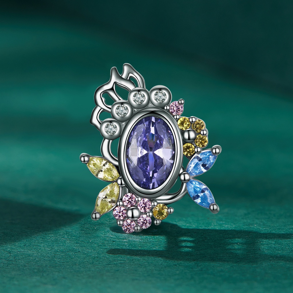 BAMOER Hạt Xi bạc 925 HìNh Khu VườN Bí MậT