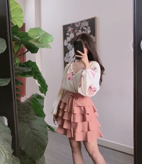 SET ÁO HOA + CV
