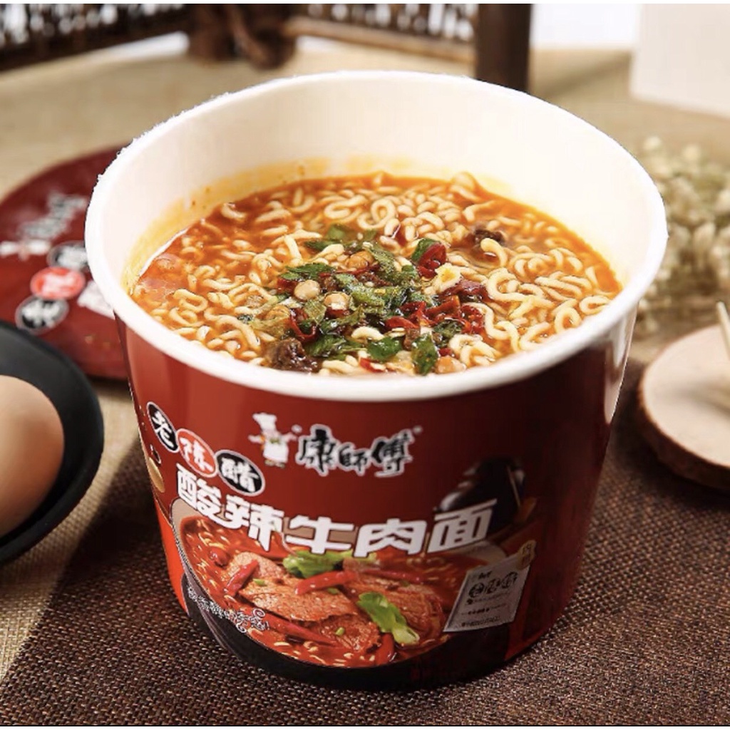 Mỳ tôm hiệu Khang Sư Phụ tự chọn các vị, Hộp 85g siêu thơm ngon