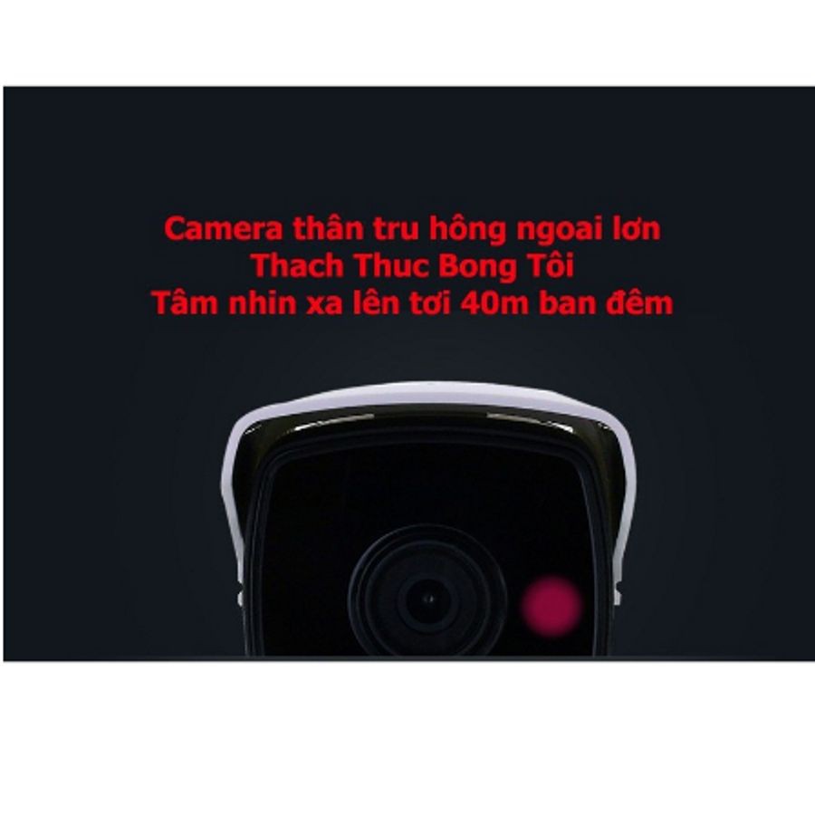 Trọn bộ 4 Camera IP POE Full HD 3MP ghi hình 2K có míc thu âm siêu nhạy và đầu ghi hình IP công nghệ POE+ ổ cứng 500G