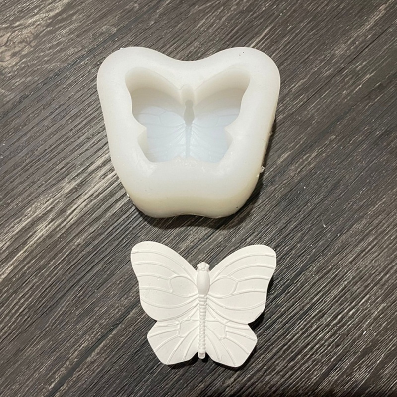 Khuôn Silicone Làm Nến / Xà Phòng Hình Bướm DIY