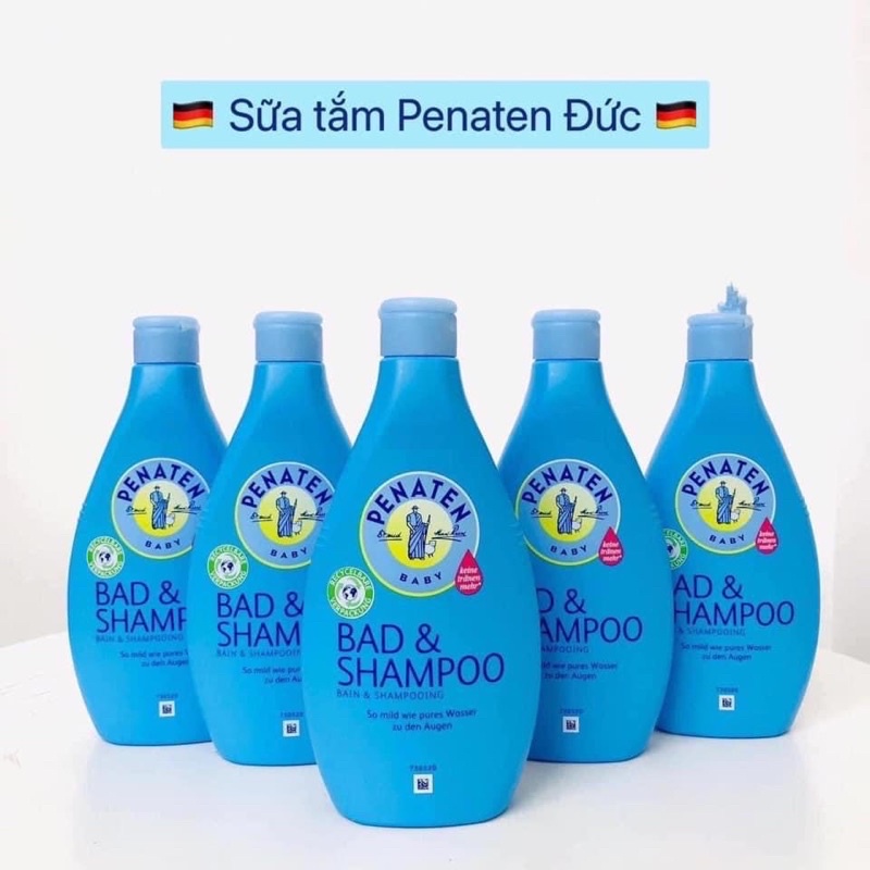 Sữa Tắm Gội 2 trong 1 Penaten Nội Địa Đức 400ml