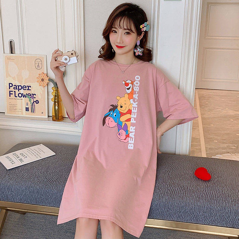 Mới đồ ngủ Tay Ngắn Dáng Rộng Họa Tiết Hoạt Hình Phong Cách Hàn Quốc Thời Trang Mùa Hè Quyến Rũ Cho Nữ | BigBuy360 - bigbuy360.vn