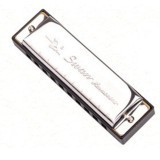 Kèn harmonica  Swan key C 10 lỗ  T43I9 (Bạc) tặng xu tiền ngũ đế cầu tài lộc M 229