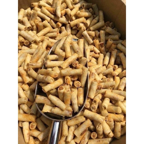 HCM Chả giò tôm mini sấy gói 500g - chả giò sấy giòn rụm nhân tôm