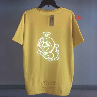 [ẢNH THẬT ]  Áo thun phản quang mèo Doraemon