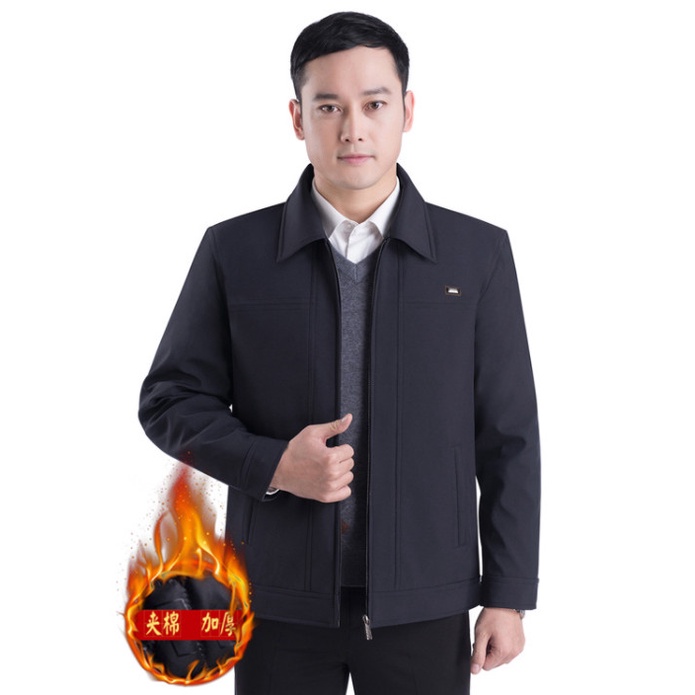 Áo khoác Chần Bông cao cấp nam trung niên chống nhăn, chống thấm AR209