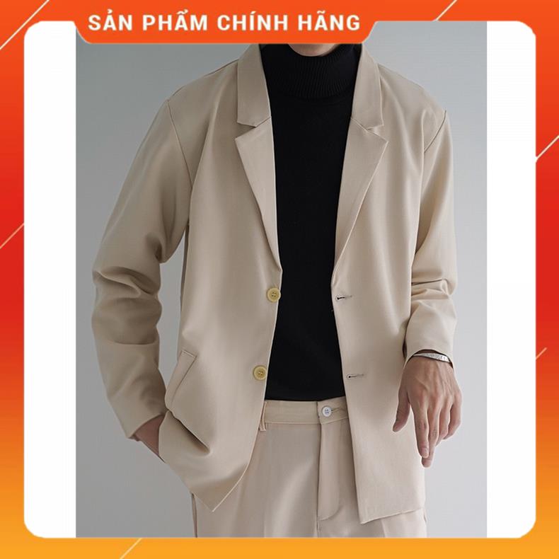 Áo Khoác Blazer Form Thường Basic Trơn Thời Trang Phong Cách Hàn Quốc Đơn Giản MSP49681