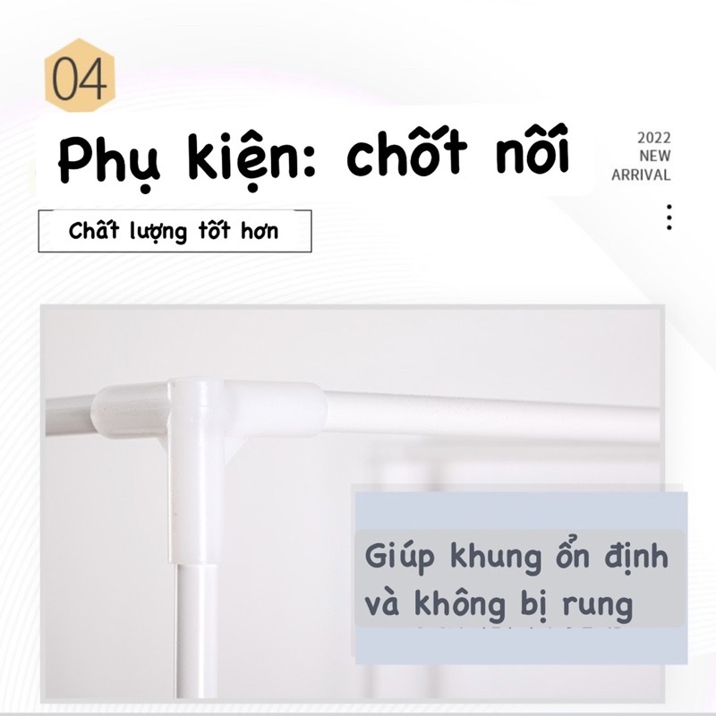 Khung Treo Rèm Giường Tầng Ký Túc Xá