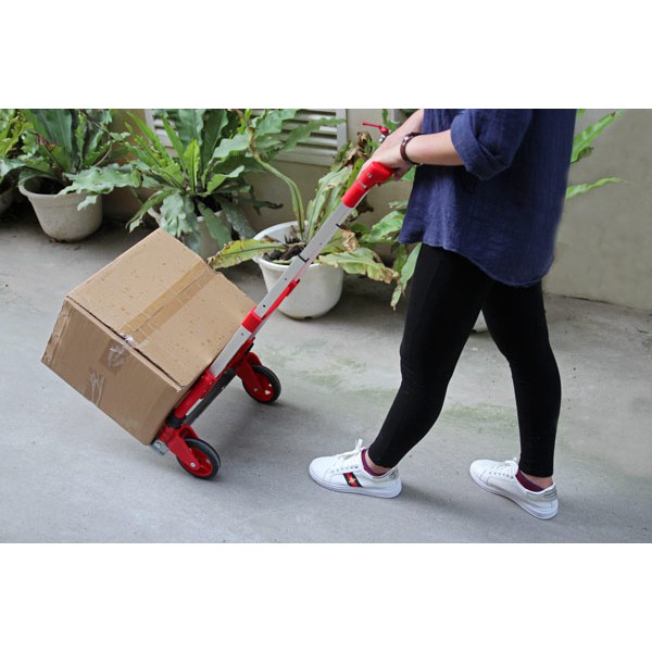 Xe đẩy kéo hàng đi chợ 2 bánh gấp gọn đa năng 85kg nhập khẩu Advindeq TL-85E,xe kéo hàng xếp gọn bảo hành 12 tháng