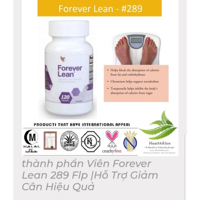 Viên Giảm cân Forever Lean [289 flp]