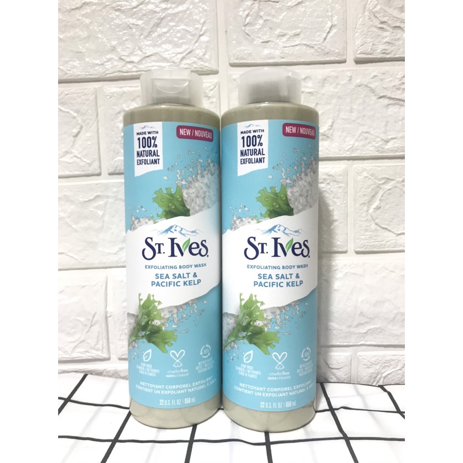 Combo 2 chai Sữa tắm dưỡng da St.Ives 650ml