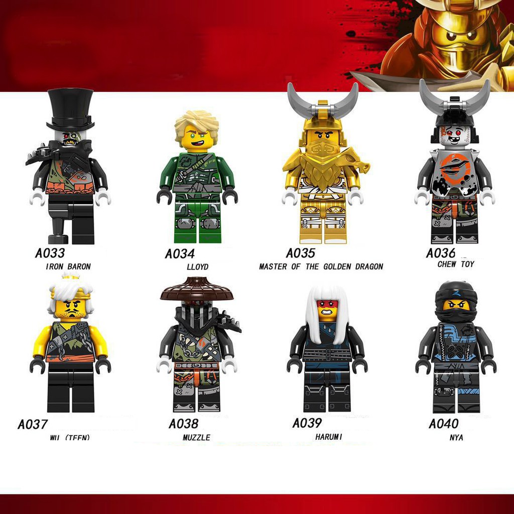 Minifigures Ninjago Các Nhân Vật Master Of The Golden Drago