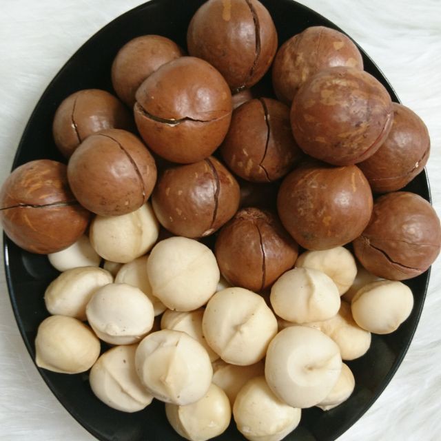 Hạt Macca Sấy Nứt Vỏ Sạch Lâm Đồng 500Gr Kèm Đồ Khui