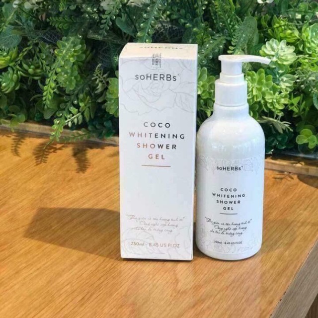 Sữa tắm Trắng da Coco soherbs